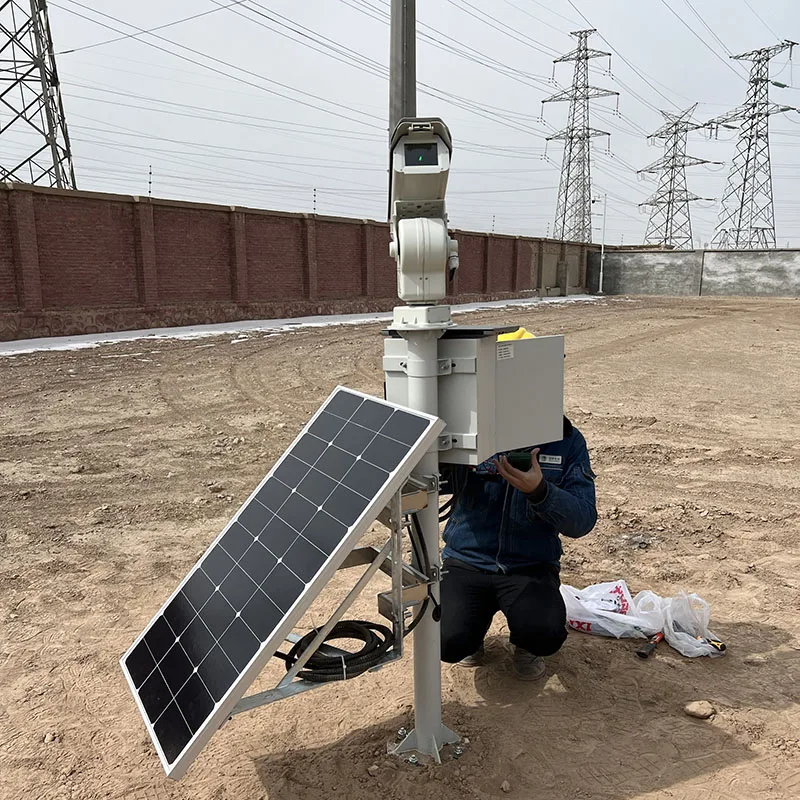 Electric power/solar panel supply laser bird repeller with 360 degree rotation PTZ control