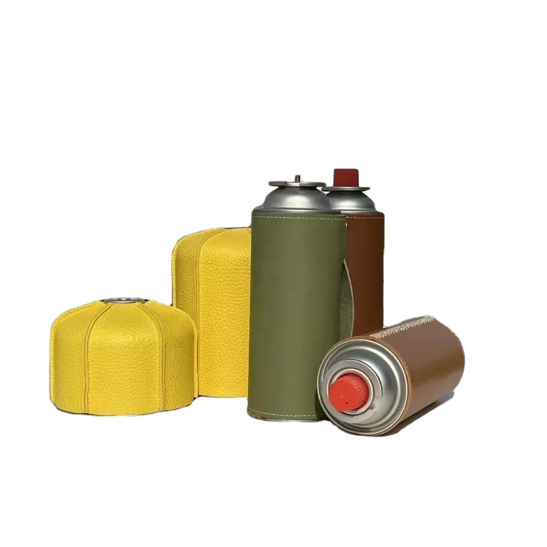 Handmade Vegetable Tanned Leather CB/OD Gas Tank Cover Leather Cover Outdoor Gas Tank Vintage Leather Gas Tank Cover