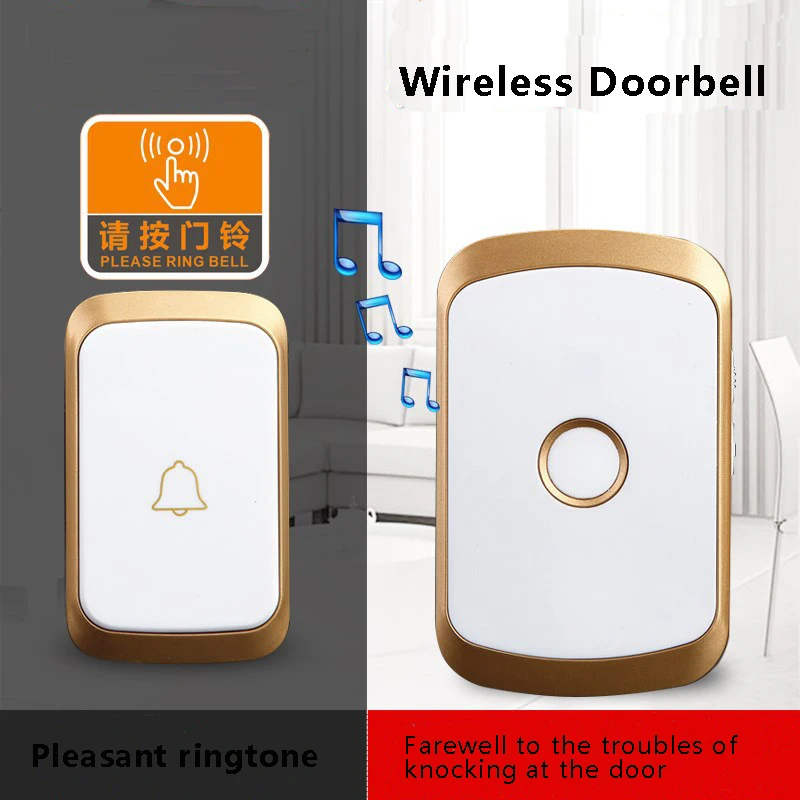 One dragging one Home intelligent remote electronic remote control waterproof Wireless Doorbell