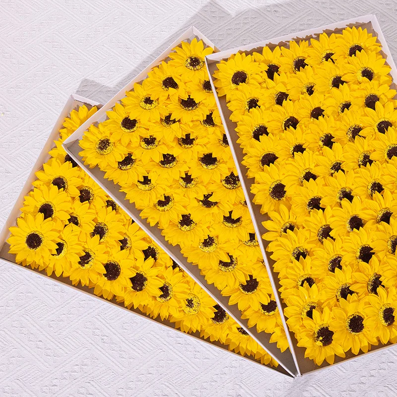 Sunflower Head Soap Flower Soap Flower Artificial Flower Valentine S Day Factory Wholesale