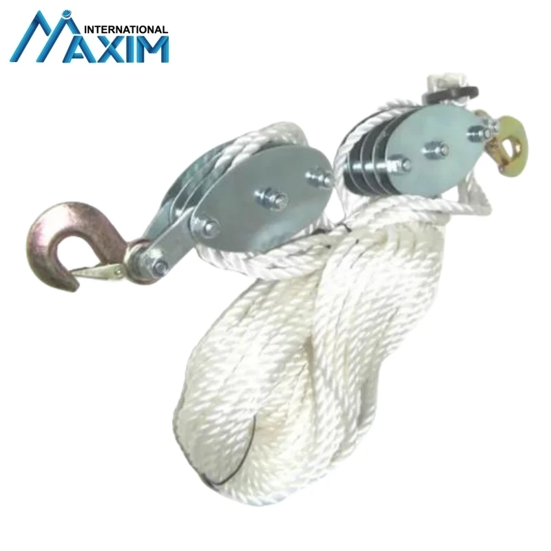 2 Ton Lifting Tools Hoist Block and Tackle Pulleys