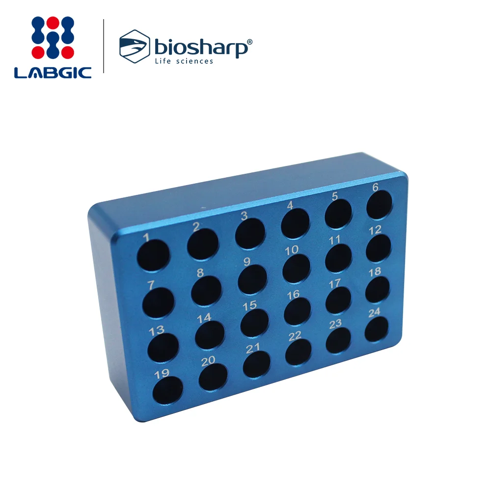 Labgic2.0ml металлический Coolbox, Biosharp с плоским дном