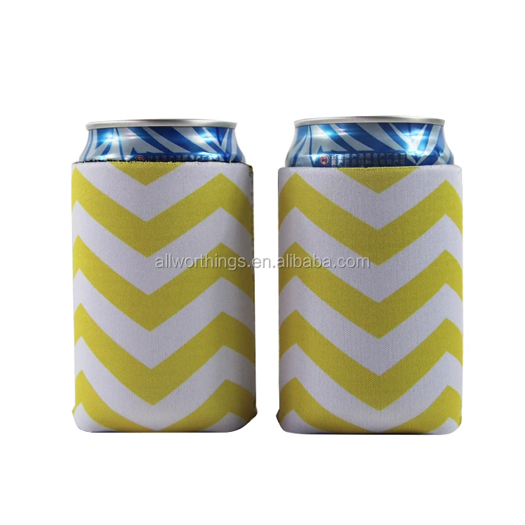 Full Color Custom Can cooler 3MM Neoprene Can Sleeves Beer Coolers Drink
