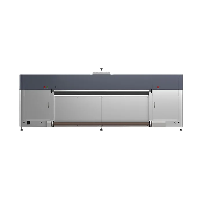 Гибридный УФ-принтер 1 8 м 2 с Ricoh Gen5 Epsonn I3200 головкой Cmyk тиснением белыми чернилами