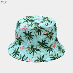 New 41 Styles Colors Plant Printed Fisherman Hats Men Women Outdoor Sun Visor Flat Bucket Hats