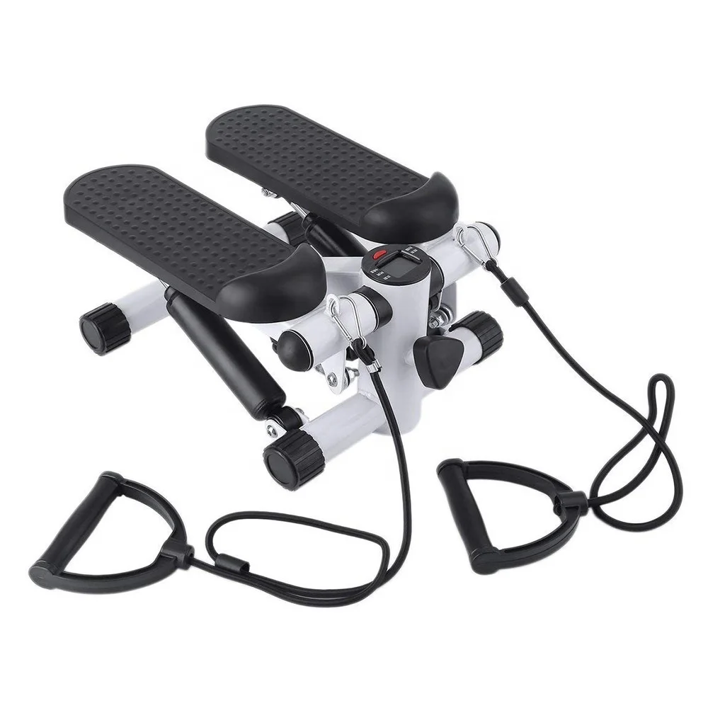 Adjustable Mini Stepper With Resistance Bands For Exercise Step Mini Stepper Exercise Machine