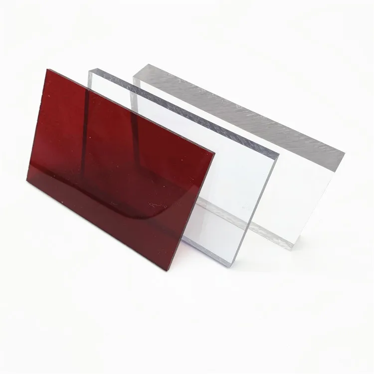 Transparent single solid endurance plate Flame retardant polycarbonate plate can be customized punch bending endurance plate
