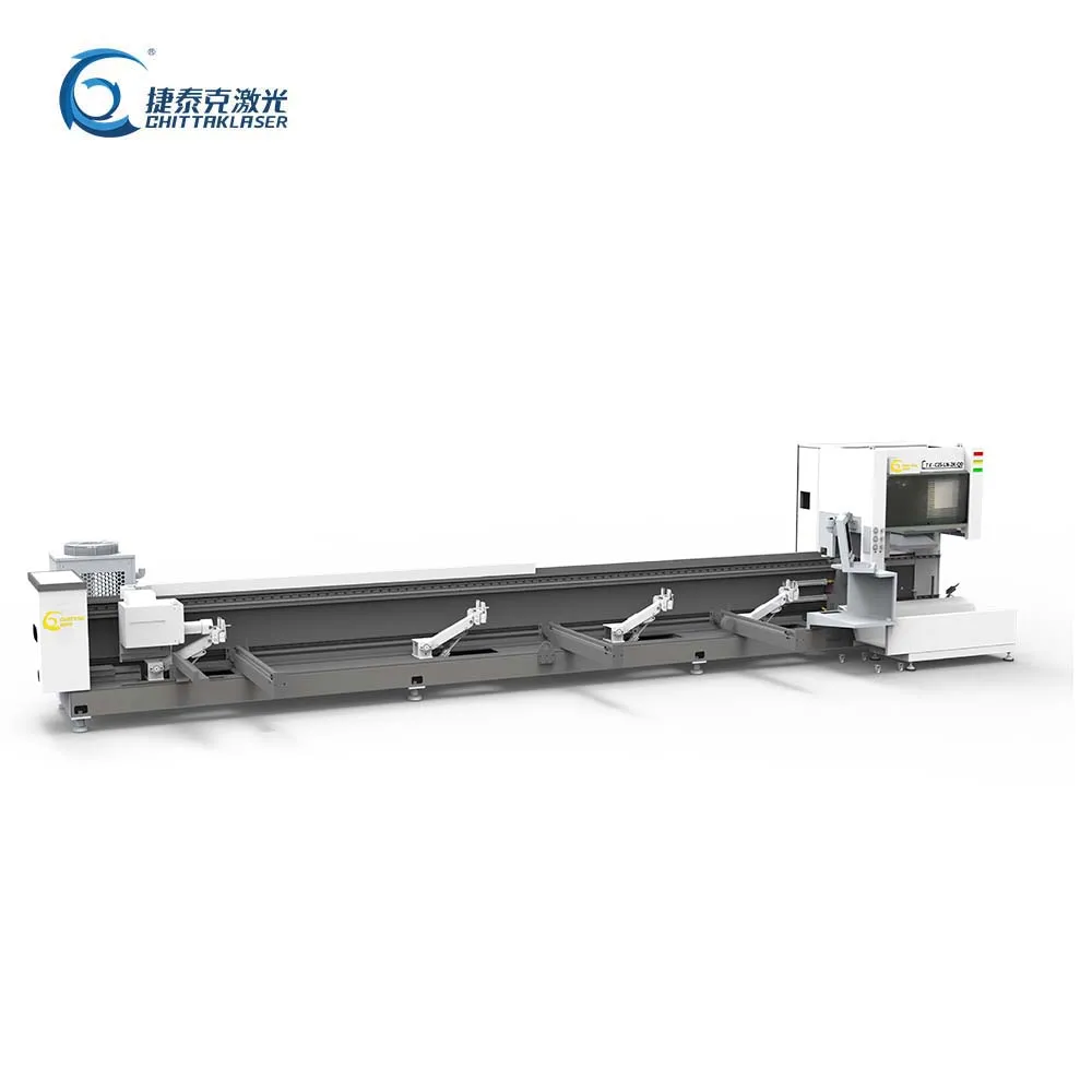 C25-QD 240MM super large chuck 3000W rectangular tube, oval tube, I-beam Fiber laser cutting machine