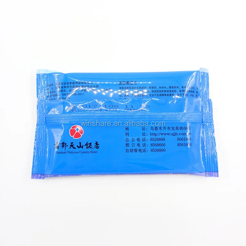 OEM restaurant  wet wipes refreshing towel /wet tissue
