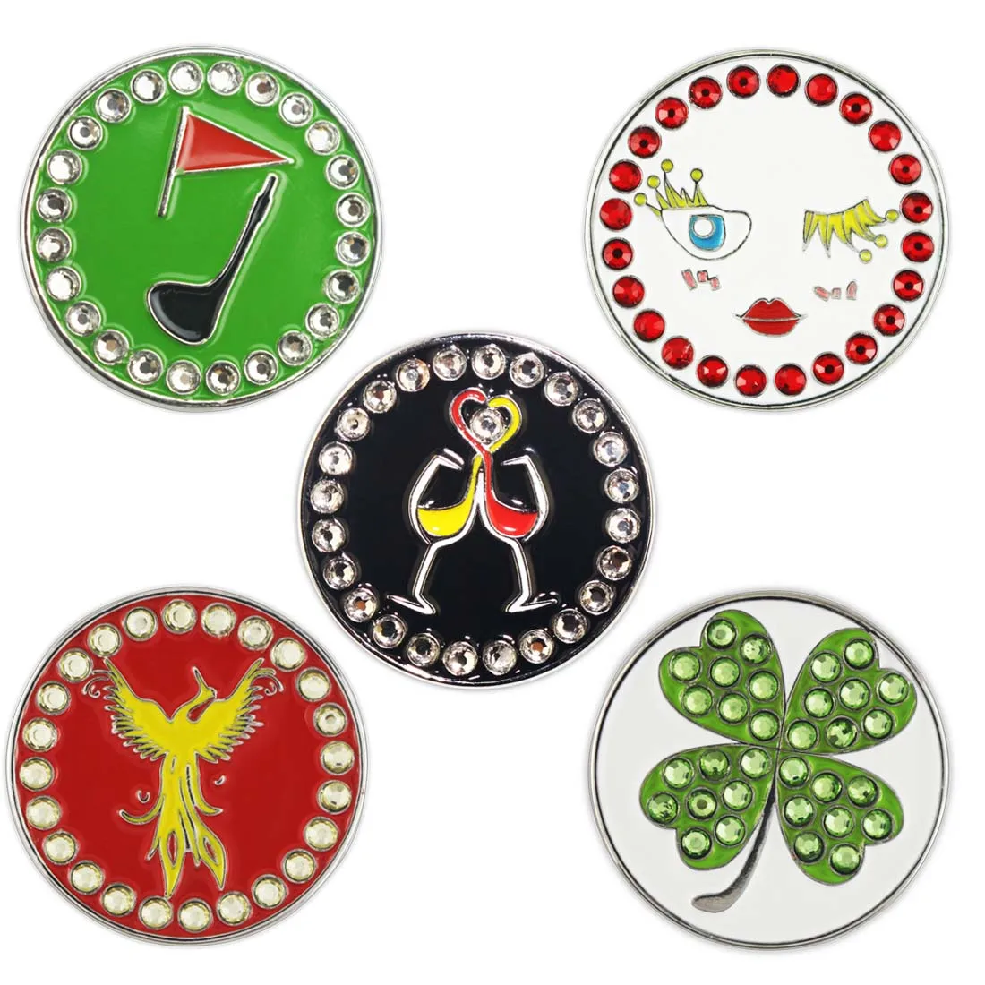 Most popular epoxy resin sticker blank disc golf ball marker