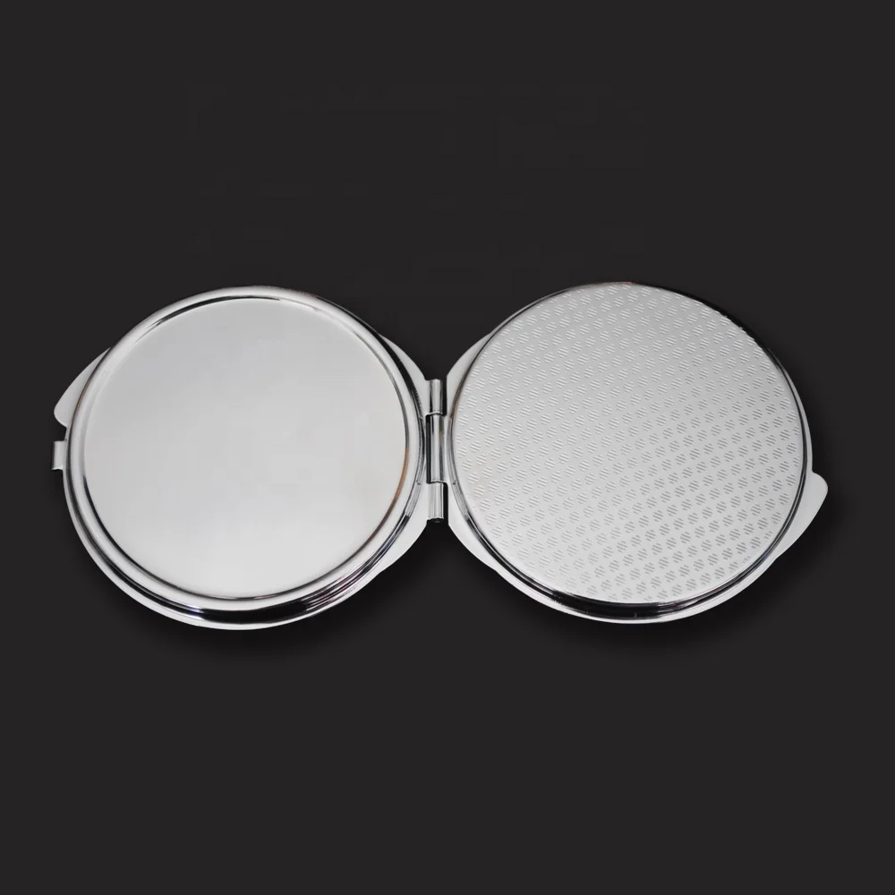 
high quality blank dia. meter 6cm metal compact small mirror 