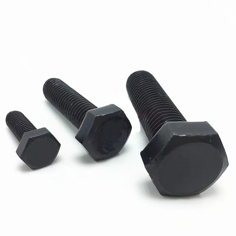 ANSI/ASME B 18.2.1 Black Grade 2 grade 5 hex head bolt galvanized hex screw bolt and ANSI B18.22 nuts