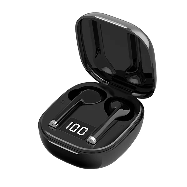 
TW11 Wireless Earbuds blue tooth Headset LED Power Display Stereo blue tooth 5.0 Semi-in-Ear for all blue tooth devices 