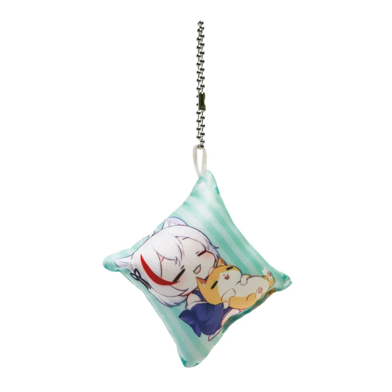 Custom Design Mini Dakimakura Cute Plush Small Pendant Cute Toy Doll  Anime Keychain Pillow Holder High Quality Pendant Keyring