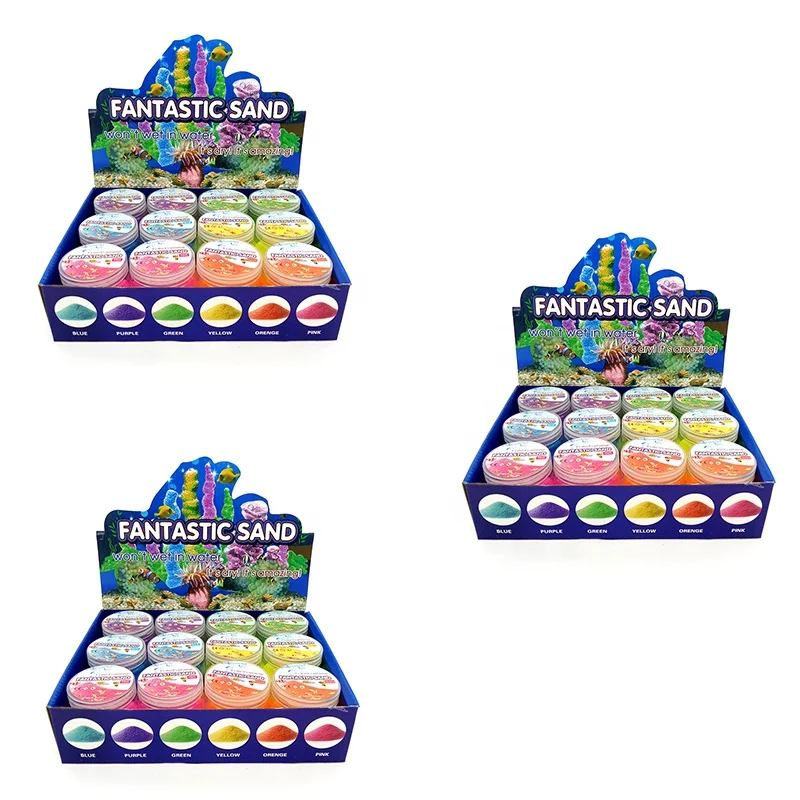 Sand Toys for Kids Sand Toys Play Set Kid Toy Sand Space Hydrophobic Sands Play Sands Colored Sands Toys for Kids & Adults