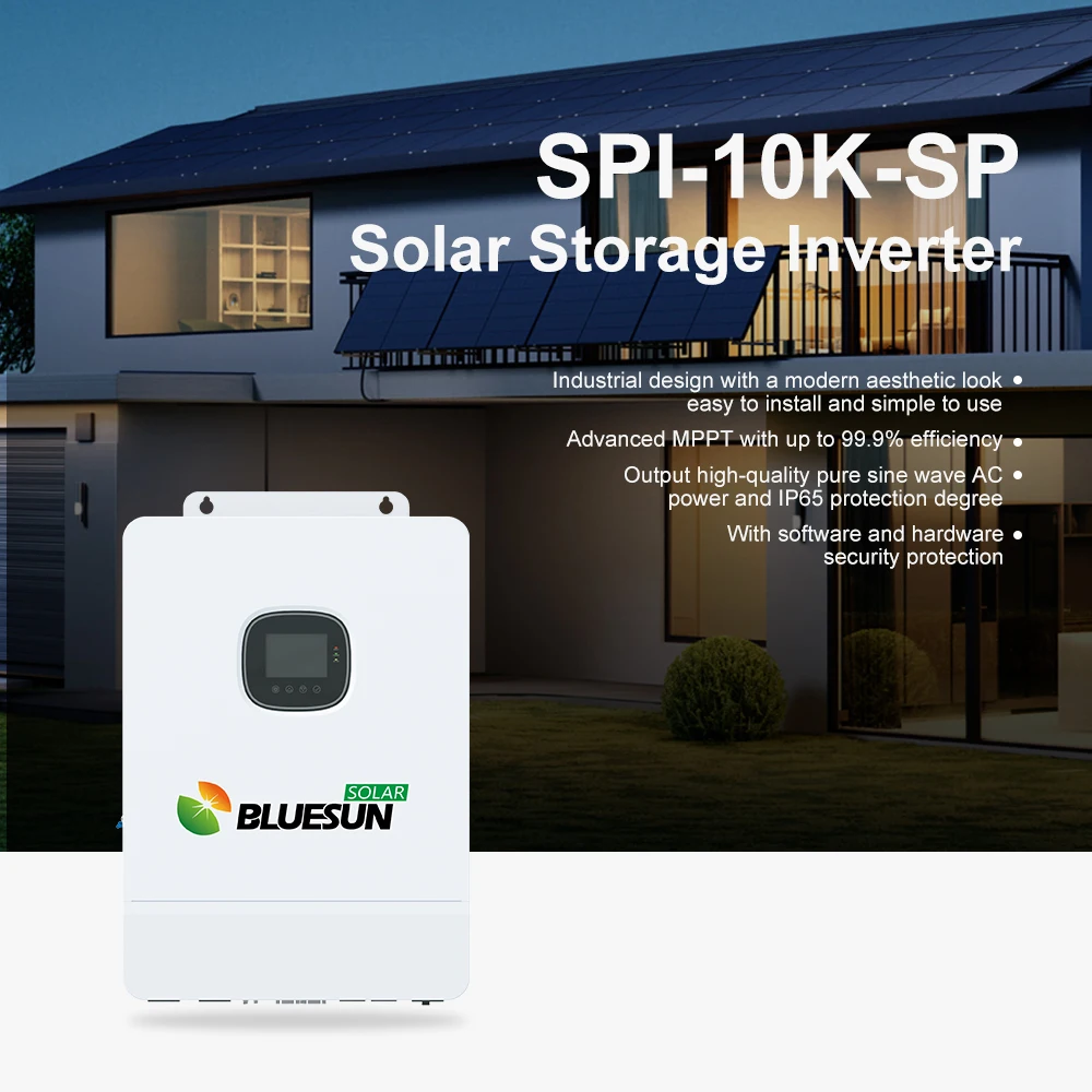 Most efficient  8kw 10kw off grid solar power inverter single phase solar inverter for home
