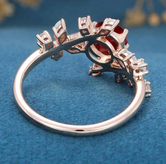 Round Shape Lab Alexandrite Jewelry Hot Sale Lab Alexandrite Ring 925 Sterling Silver Opal Ring Lab Alexandrite Ring