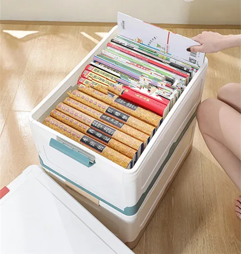 Household Sundries Foldable Plastic Toy Storage Bins and Box for Car Toys and Home Organization