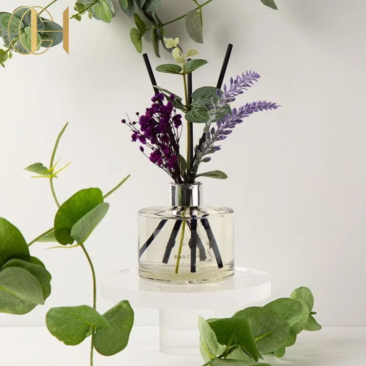 C&H Independent Design Essential oil Air freshener Perfume Colorful Reed Diffuser