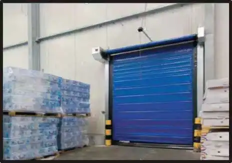 
Cold Storage Rolling Folding Roller Shutter Fast PVC Fabric Door 