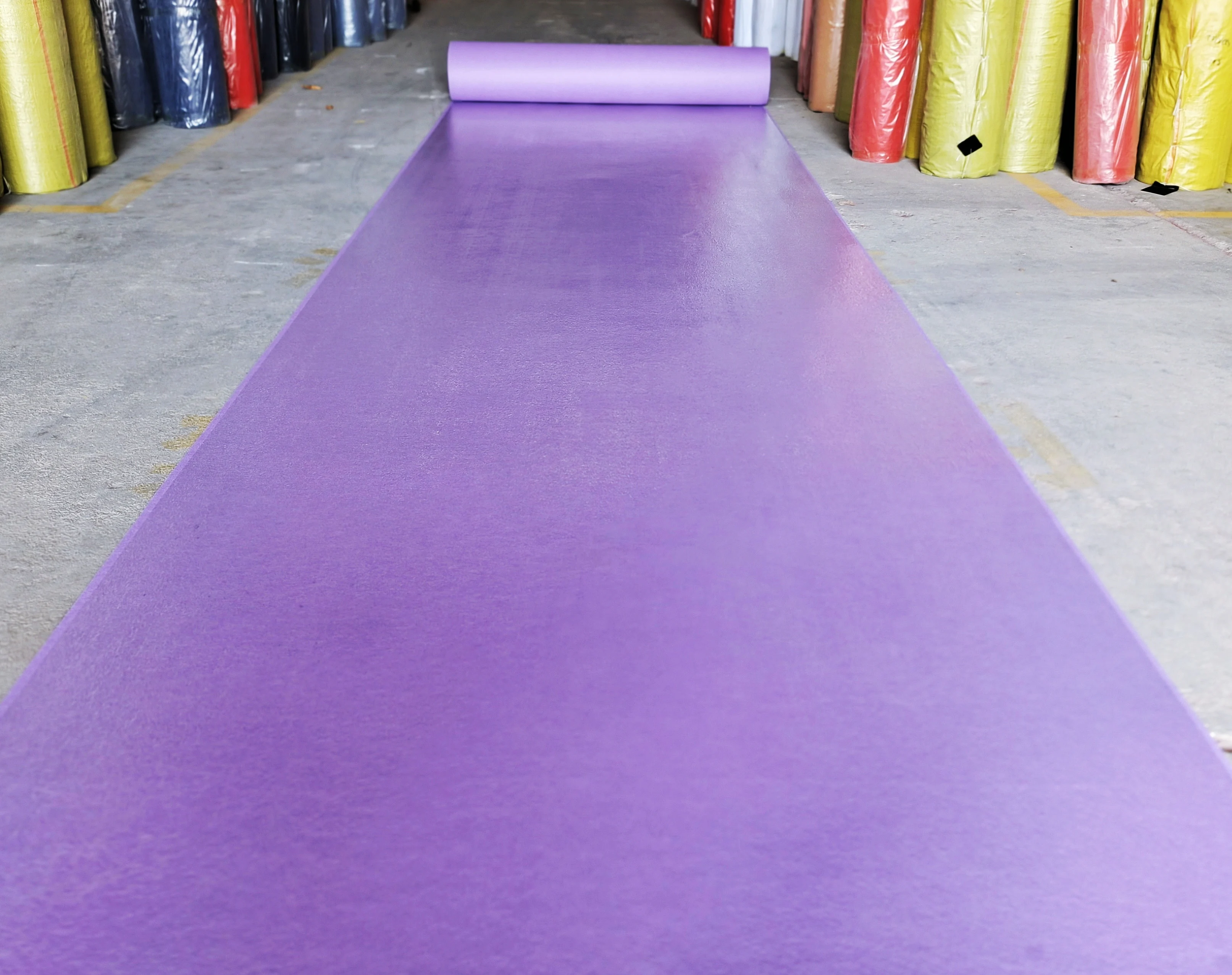 plastic cover event plain exhibition carpet for hallway, tent ,expo,fair ,wedding