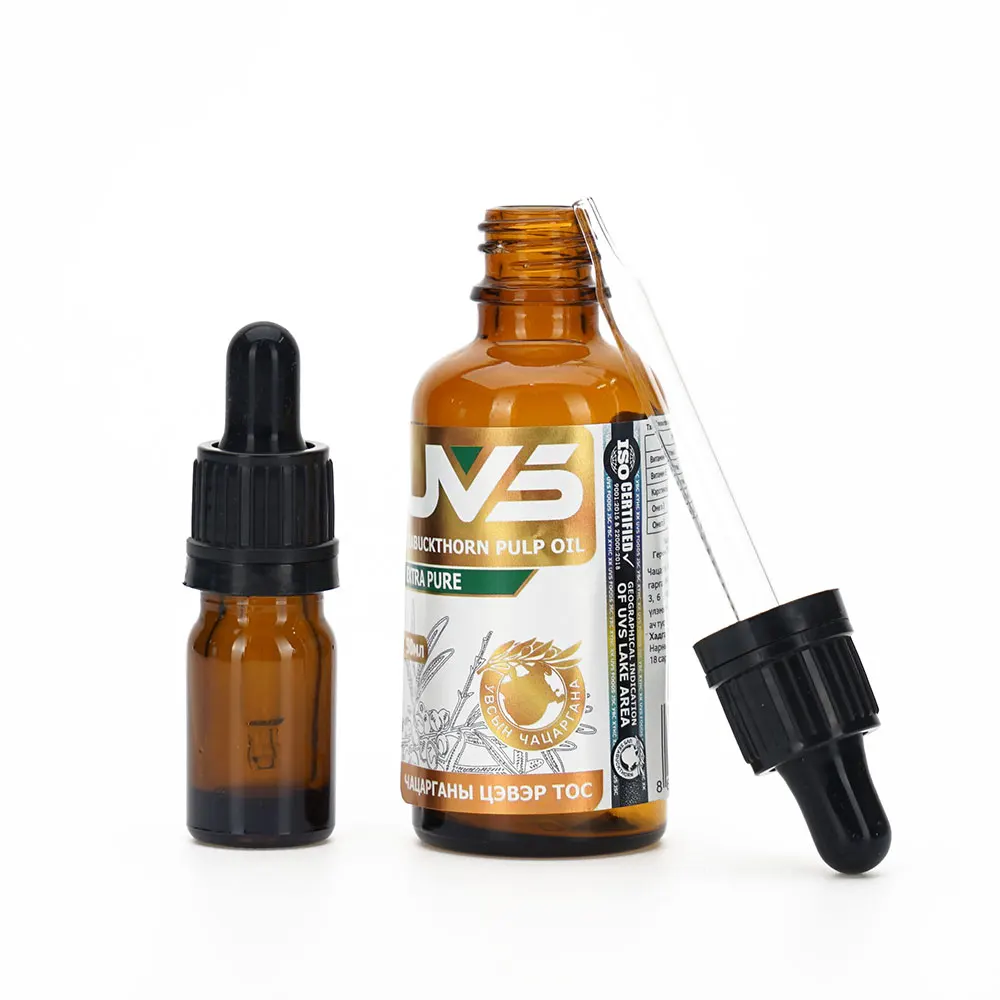 Vista Fancy Label 30ml Push Button Pump Black Thick Cylinder Glass Cosmetic Dropper Packaging Bottle With Dropper Or Press Pump