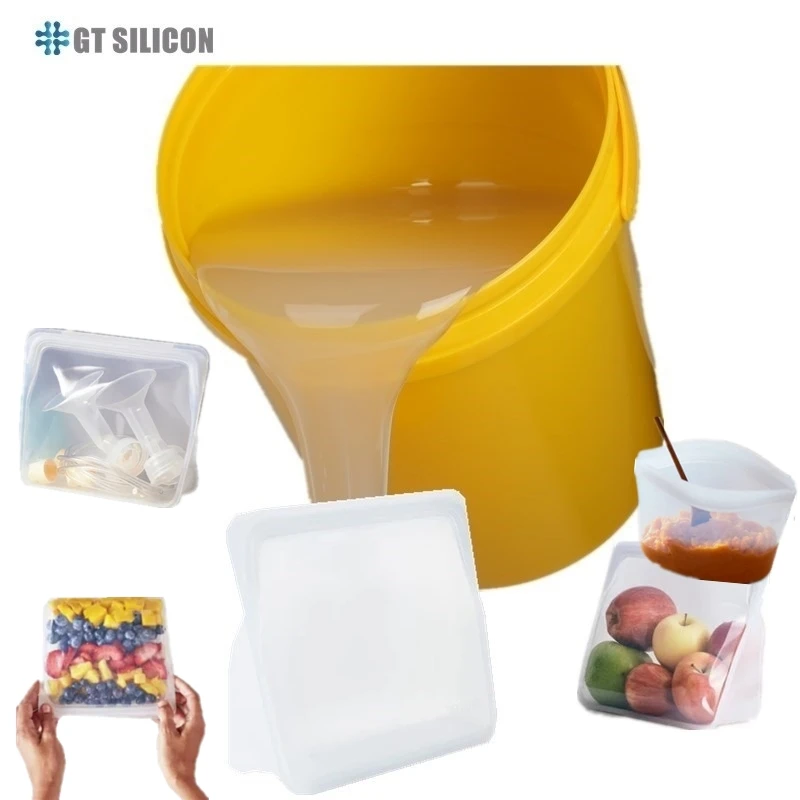 Food Grade Seal Bag Making Translucent LSR Liquid Silicone Rubber