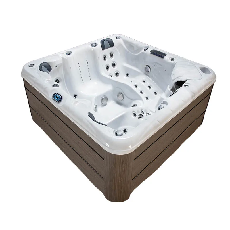 Above ground acrylic swimming pool outdoor insulation bath tub free standing spa tub