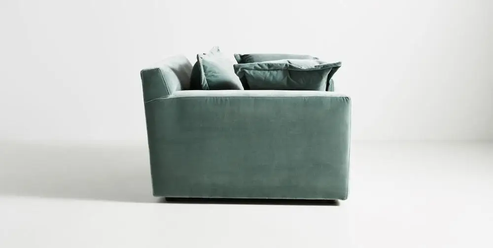 Modern Green Tufted Velvet Over Sized Luxury Single Sofa Armchair Single Sofa Living Room Furniture Accent Chair