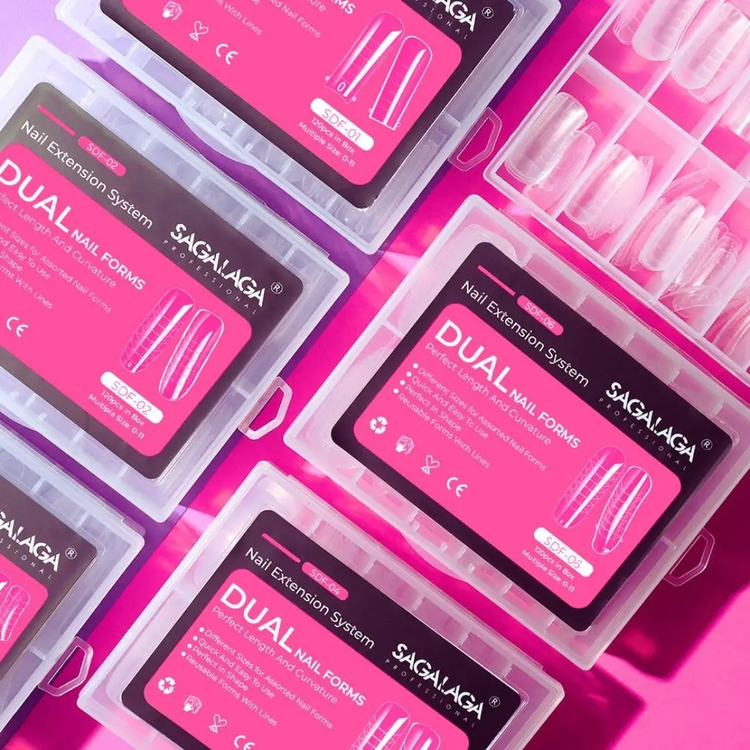 14 видов конструкций прозрачный полный xxl поли УФ-гель строитель легкая Строительная форма поли-гель для наращивания двойная система ногтей