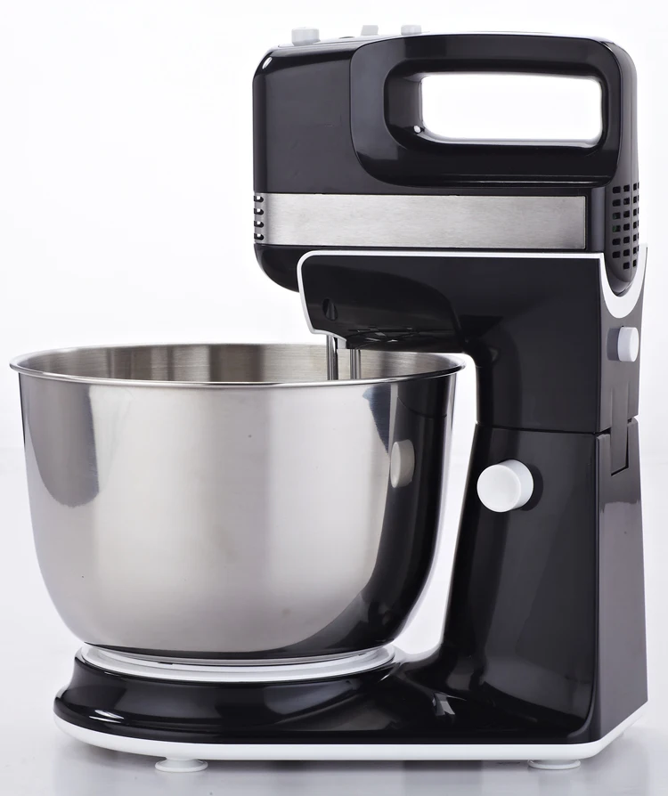 Home Appliances 5 speed+Turbo 400w Plastic Bowl Electric Egg Grinder Bread Dough Stand Mixer