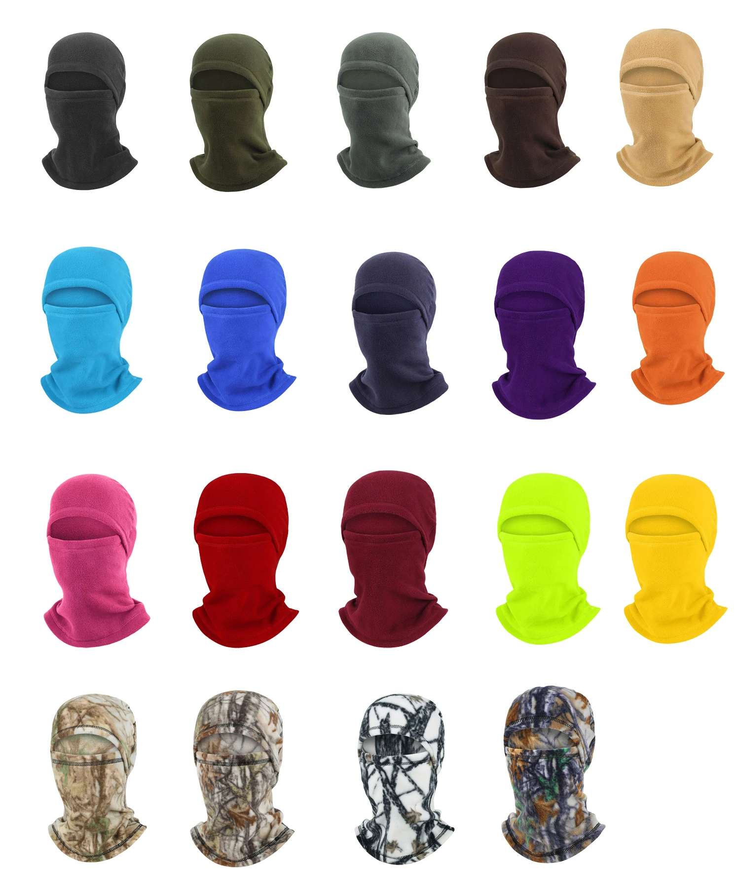 Men Women Winter windproof Polar Fleece Hat Skiing Camping Hunting Tactical Hat Outdoor Fleece Face Mask Balaclava Hat