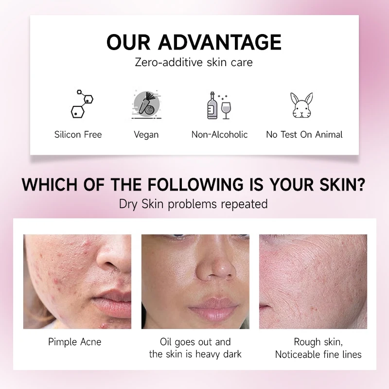 Private  Label High quality and stable AHA + BHA Facial Peeling And Anti-acne aha Serum