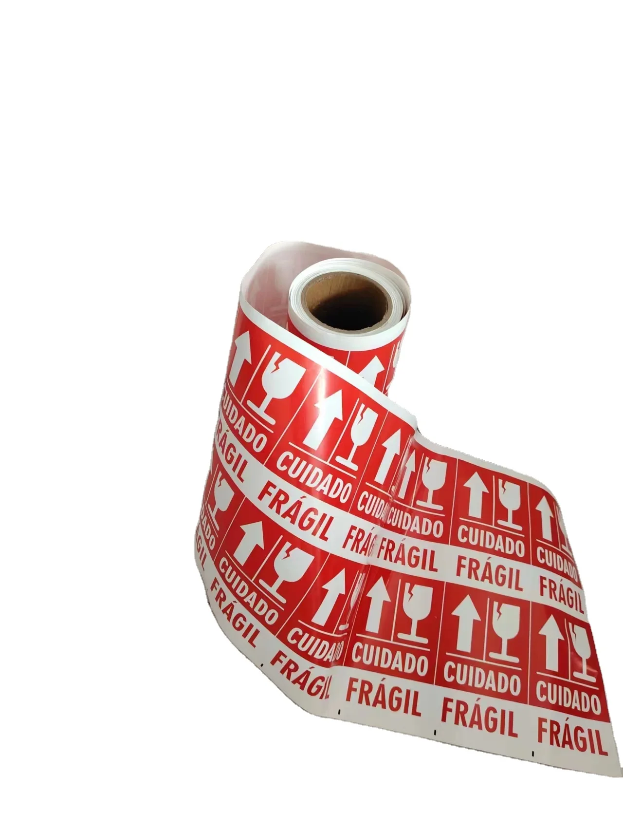 Digital printing adhesive paper  label for fragil products  transportation