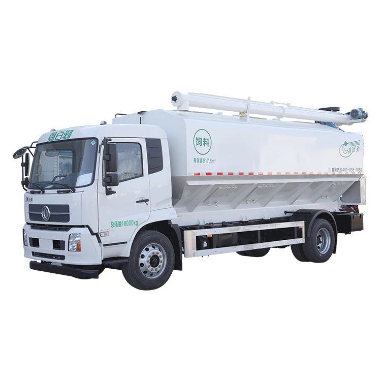 180 horsepower 6.2m 4x2 carbon steel  animal chick feed-fodder bulk feed delivery transport truck