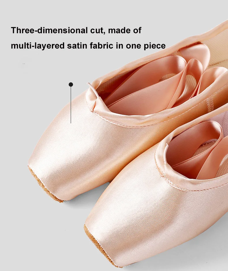 Factory Adult Kid satin ballet pointe shoes