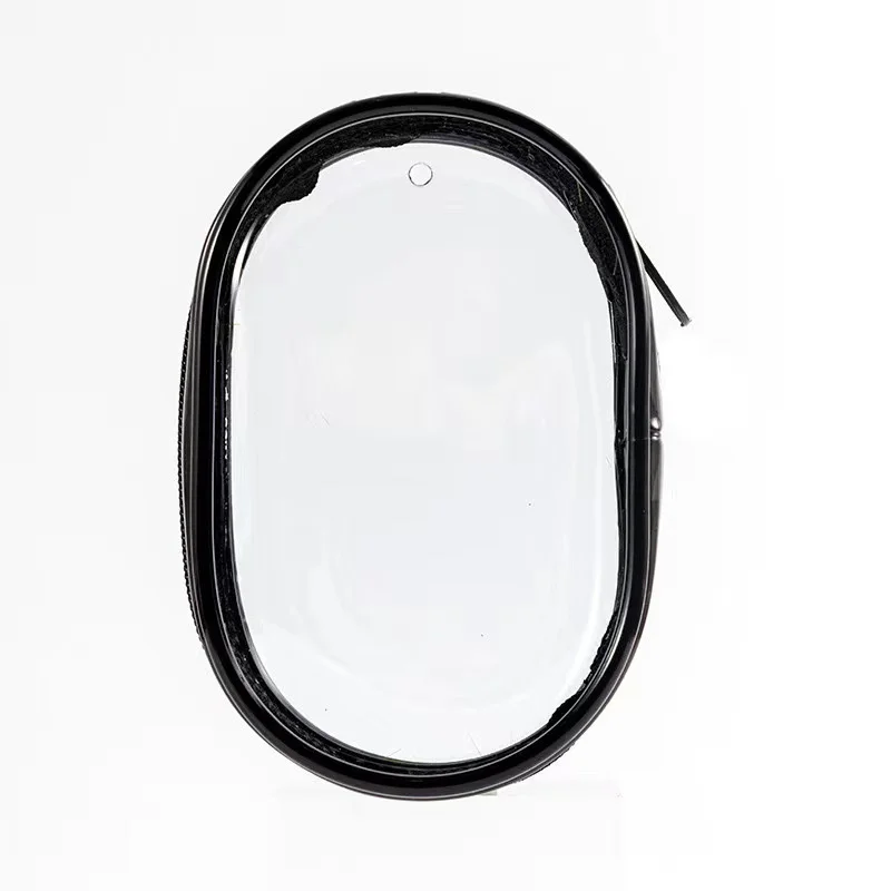 Portable Outing Storage Box Bag Transparent Winding Handy Data Cable Charger for Mobile Phones Headphones Made Straw Plant Fiber