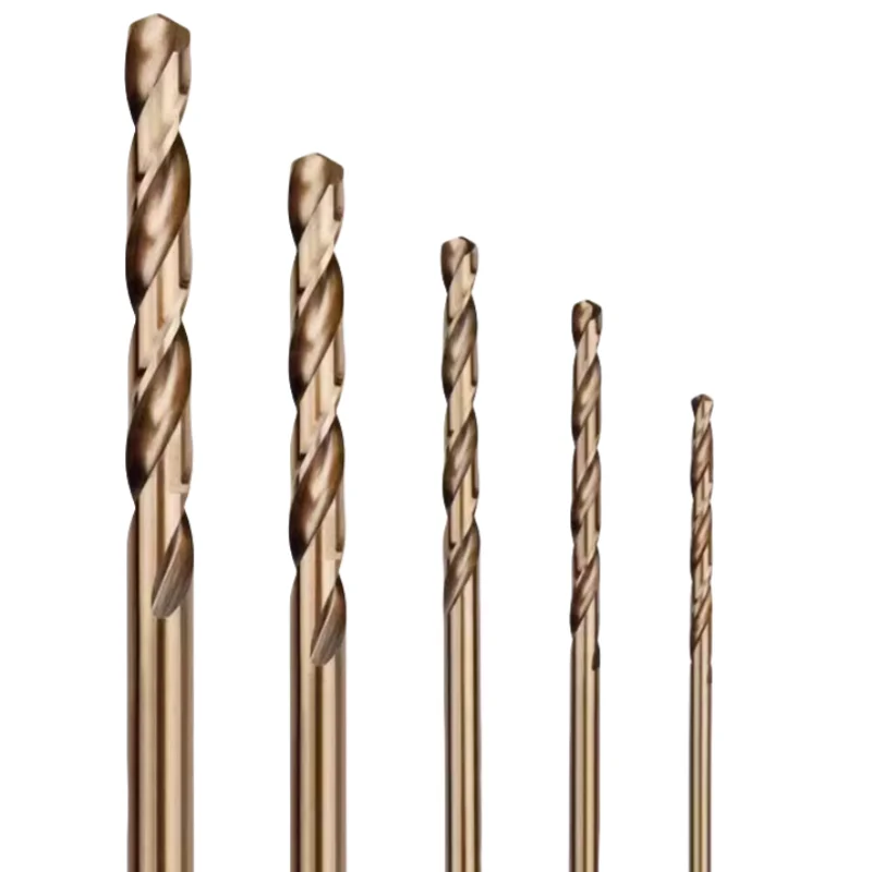 M35 Co5% Premium Cobalt HSS Twist Drill Bit Straight Shank for Stainless Steel & Metal Drilling High Quality Spot Drill Bits