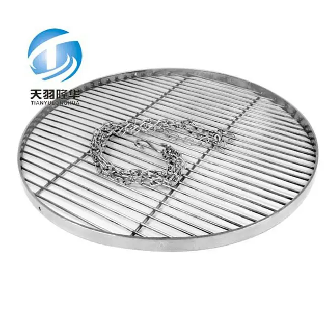 Discount Price Welded Barbecue Grill Grate 304 316 Stainless Steel Round Bbq Grill Wire Mesh