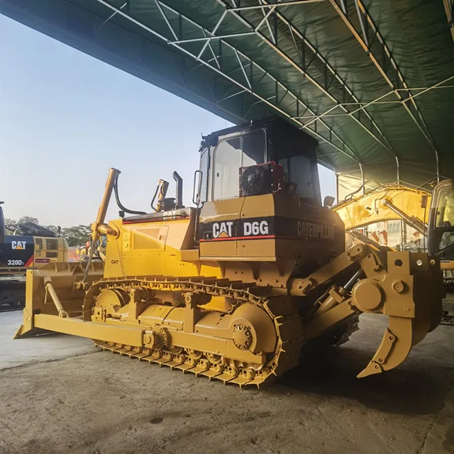 Good Quality Used Bulldozers CAT D6G Second Hand Original Bulldozers Caterpillar D6G 17 Ton Bulldozer Cost Effective D6G