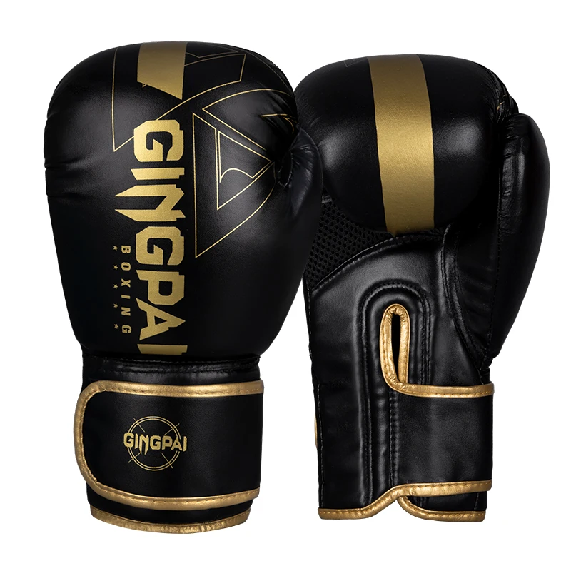 8/10/12/14oz Boxing Gloves PU Leather Muay Thai MMA Profession Kickboxing Adults Sandbag Training Gloves Equipment