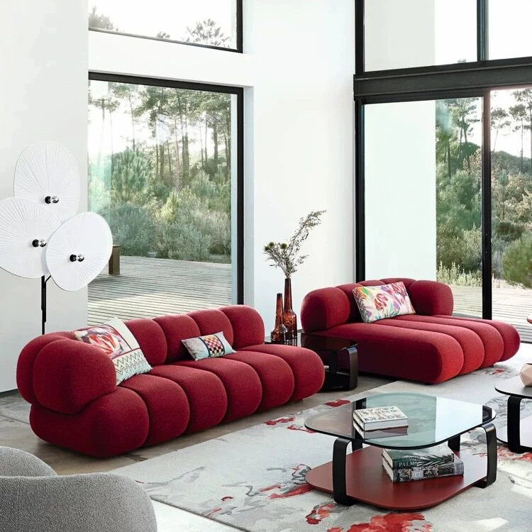 Roche bobois Intermede sofa Nordic designer Italian furniture modern retro simple sofa villa living room