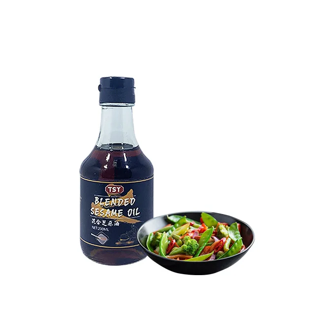 TSY Food Best Price Dark Non Gmo Oem Supermarket Suppliers Black Sesame Oil Supplier