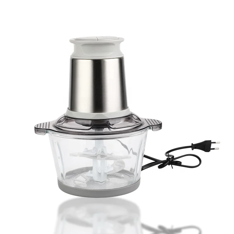 RTS TO-A13G 750W Stainless Steel 2.5L Capacity Electric Chopper Meat Grinder Machine Food Processor Slicer