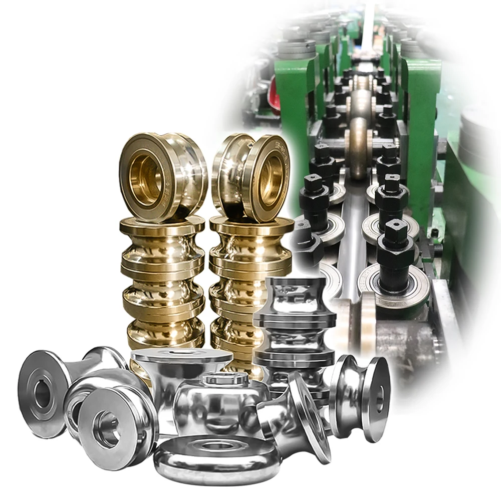 Square Round Shaped Steel Pipe Tube Roll Sets Die Mould Tooling For Pipe Making Machinery