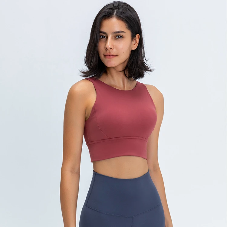 AOLA Fitness Ladies Girls Running Gym Yoga Bra Tops Custom Logo Crane Exercise Workout Women Sports Bra