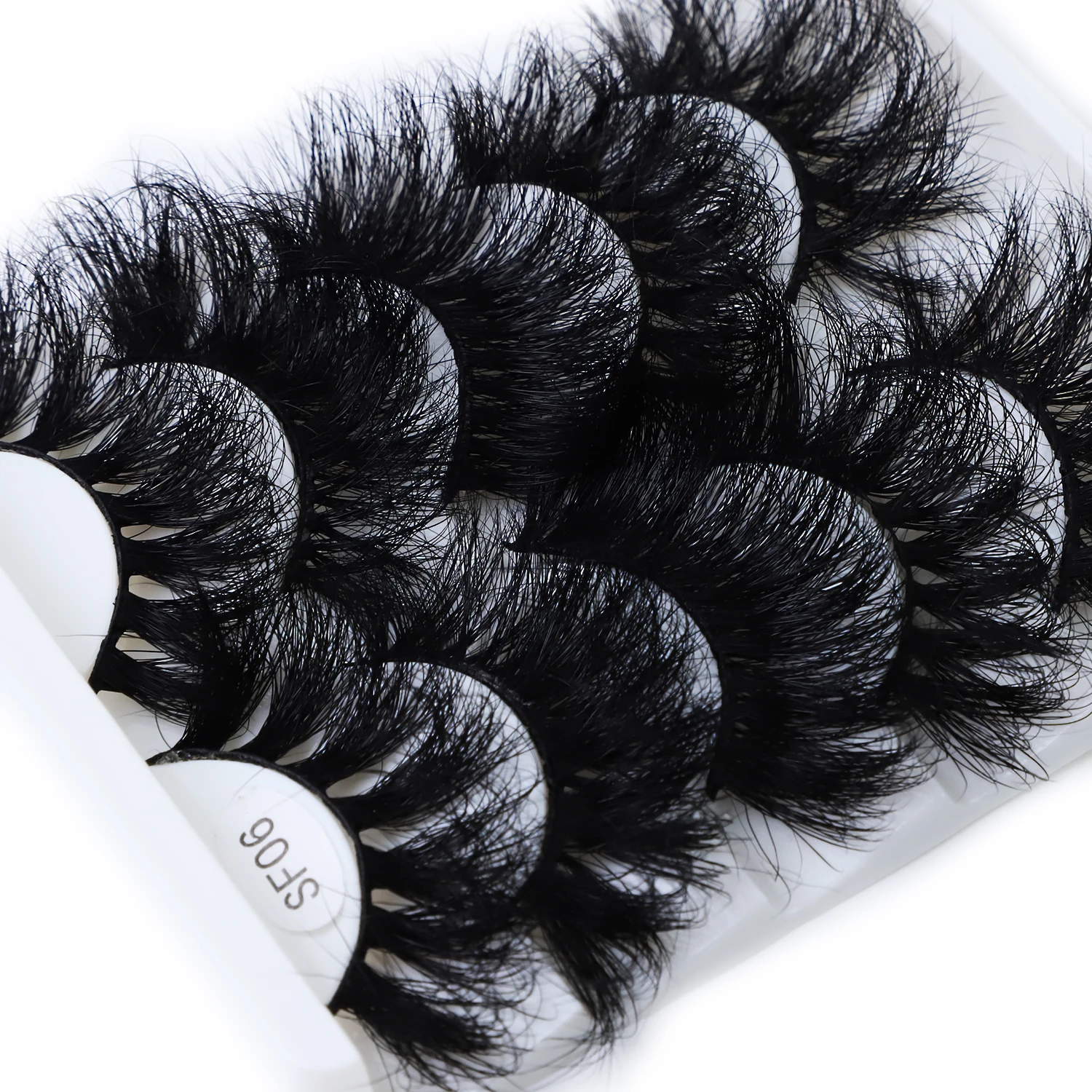 Wholesale Handmade 100% Siberian Real Fur Lashes 5d 25mm Mink Eyelash Lashes