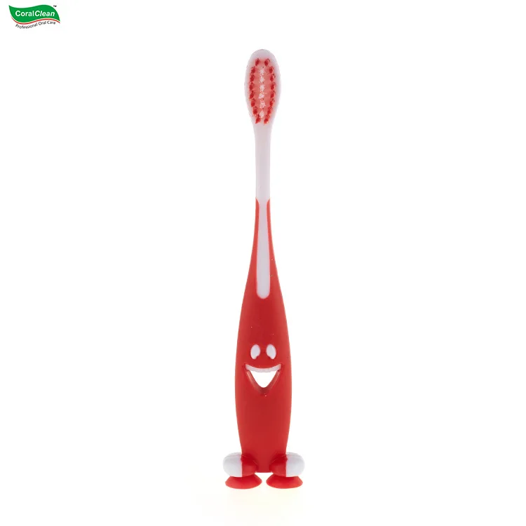Smiling Kids Teeth Brushes Children Toothbrush Medium Bristles for 3-9 Years Old