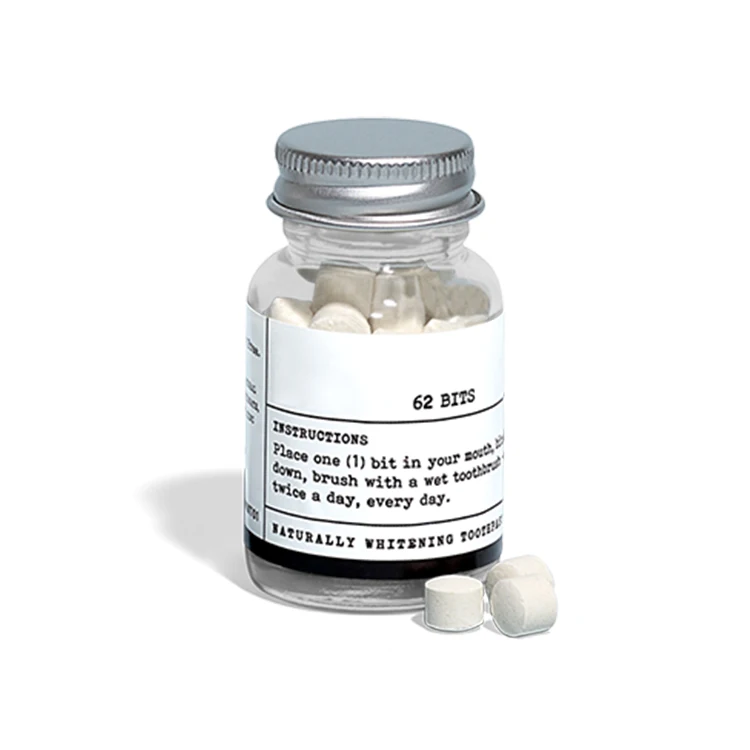 Оптовая продажа, индивидуальная натуральная Органическая твердая зубная паста для полоскания рта и отбеливания зубов, зубная паста