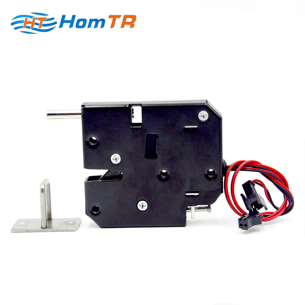 HomTR Electronic Magnetic Lock 12vdc Solenoid Latch Spring Safe Lock for Gym Locker Door